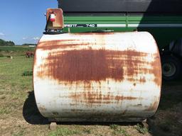 1000 GALLON FUEL BARREL, 110 VOLT GAS BOY PUMP