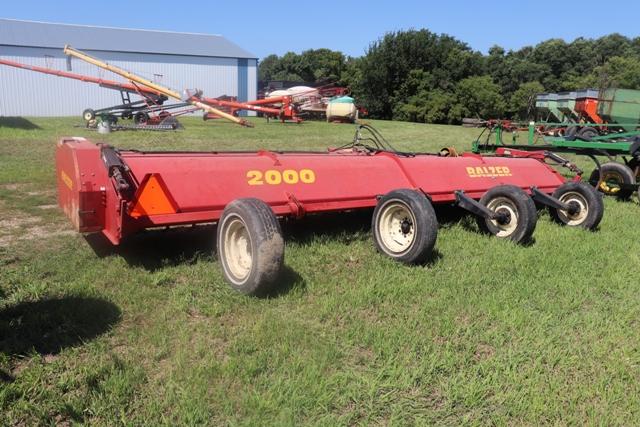 BALZER 20' STALK CHOPPER, MODEL 2000, 4 WHEELS, SMALL 1000 PTO, S/N# 56159