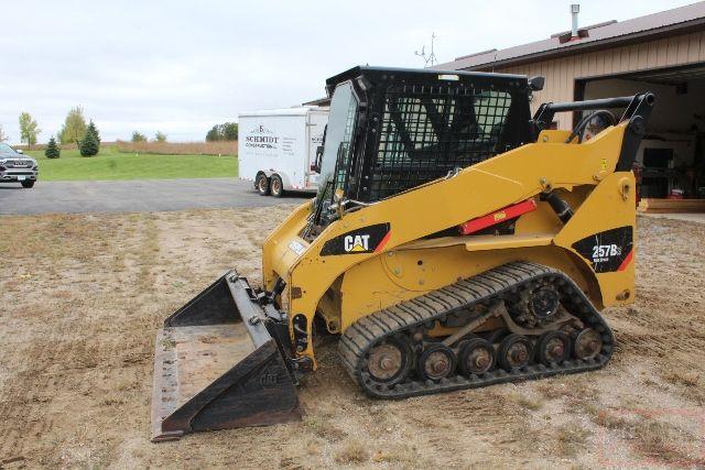 CAT 257B3 TRACK SKID LOADER, 2 SPEED, CAB, DIESEL,