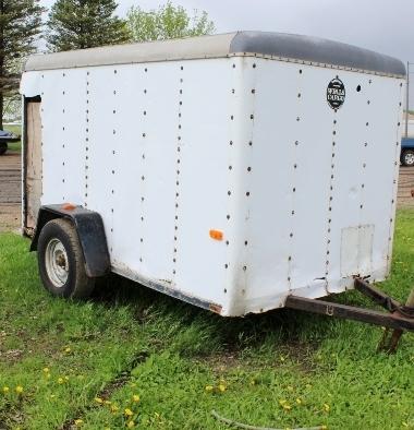 Wells 6' X10' Two Wheel Enclosed Trailer,