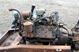 Ford V-8 Flat Head Engine, With Transmision,