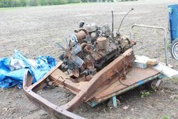 Ford V-8 Flat Head Engine, With Transmision,