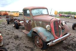 Ford 1 1/2 Ton Truck With Flat Head V-8 Engine,