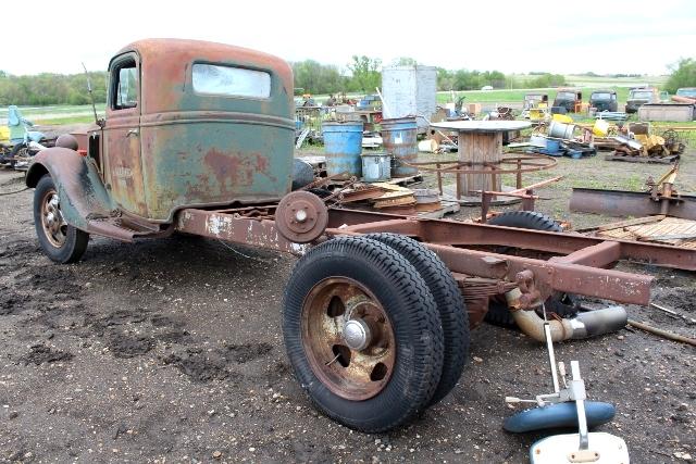 Ford 1 1/2 Ton Truck With Flat Head V-8 Engine,