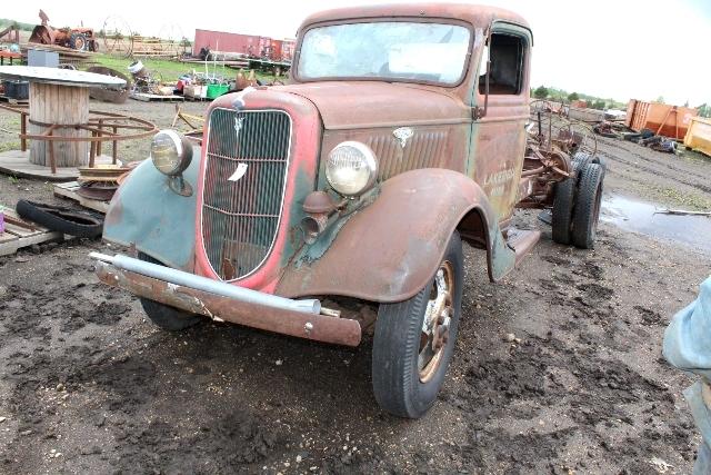 Ford 1 1/2 Ton Truck With Flat Head V-8 Engine,