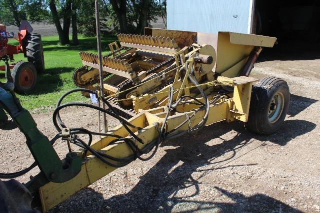 SCHULTE REEL TYPE ROCK PICKER, S/N# 1119-75