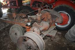 ALLIS-CHALMERS WC TRACTOR FOR PARTS, NOT COMPLETE,