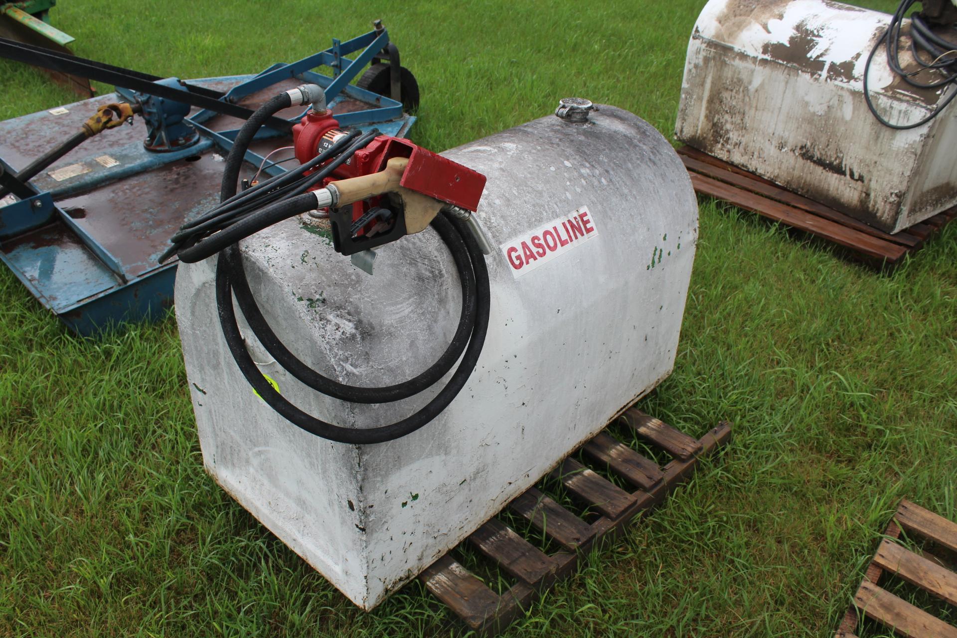 PICKUP FUEL TANK WITH 12V PUMP, 15 GPM, AUTO