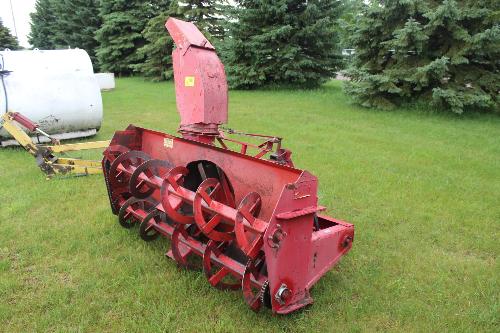 2 STAGE AUGER SNOWBLOWER, 86" HYD SPOUT, 540 PTO