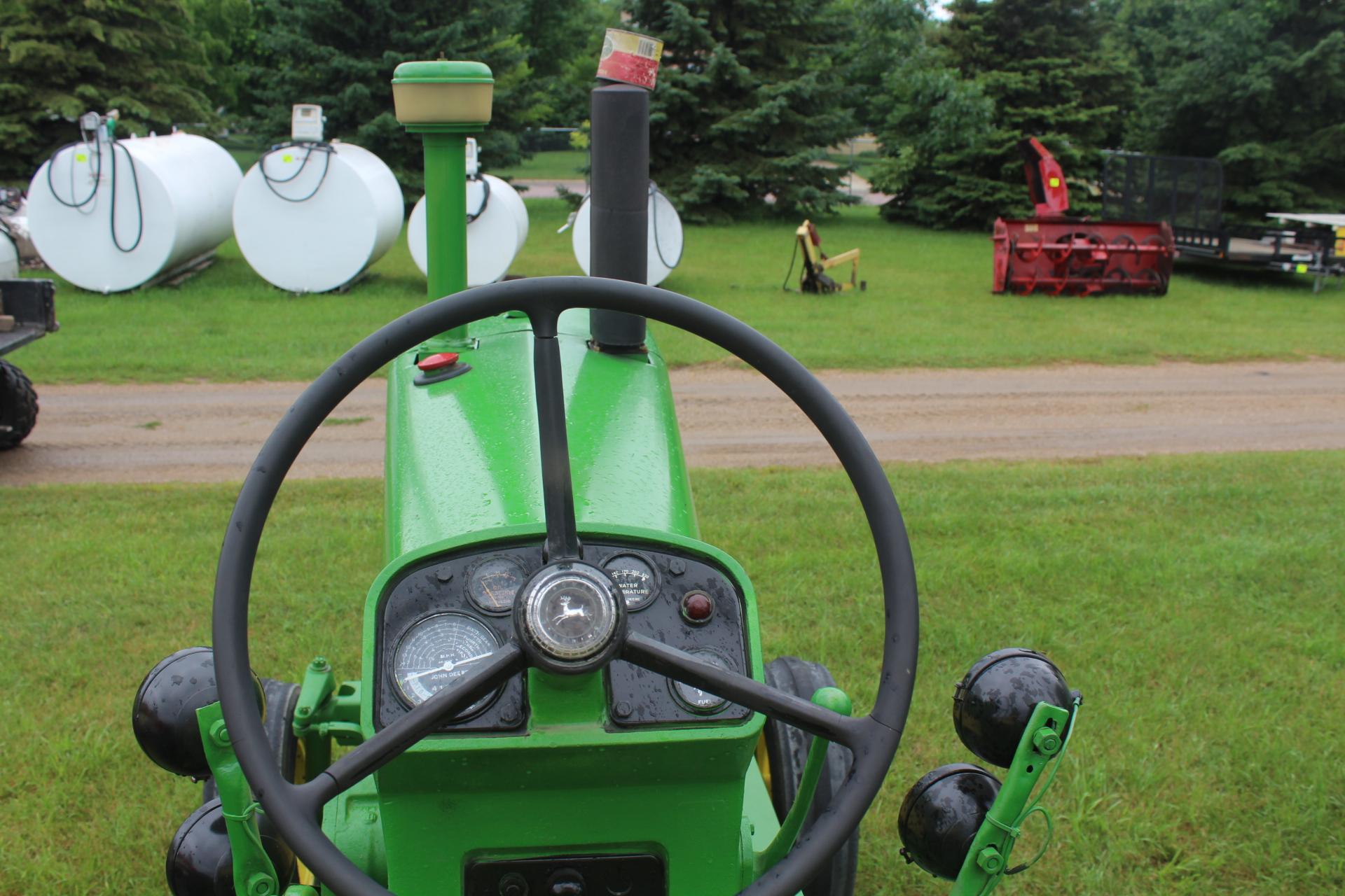 JOHN DEERE 730 DIESEL TRACTOR, WF, POWER STEERING,