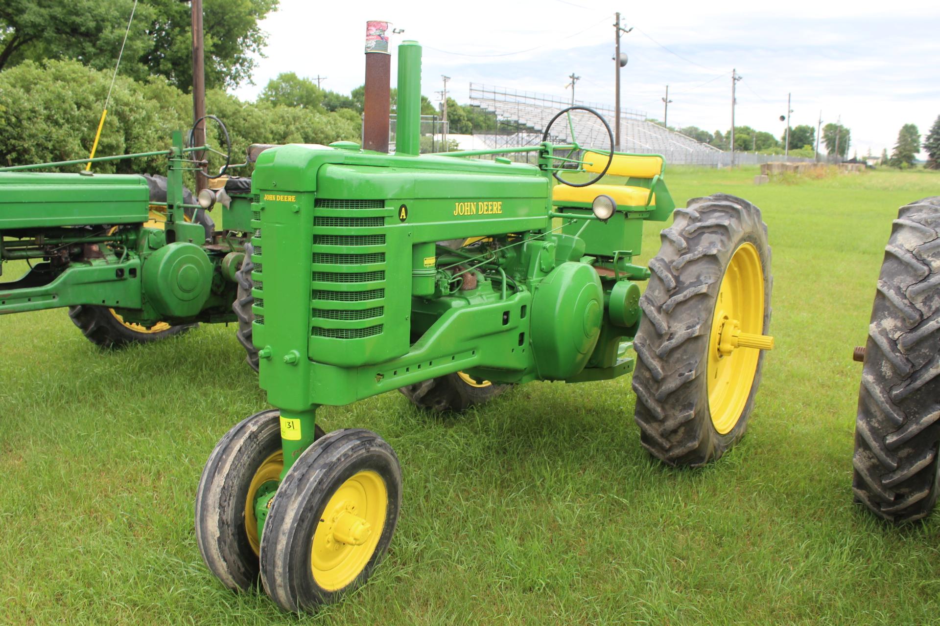 JOHN DEERE MODEL A, NARROW FRONT, RESTORED,