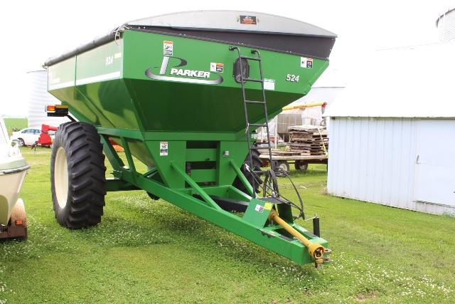 PARKER 524 GRAIN CART, 14" FRONT CORNER