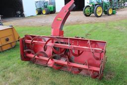 IH 80 7' DOUBLE AUGER 3PT SNOWBLOWER,