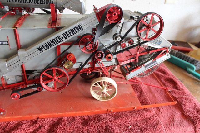 CUSTOM 1/8 MCCORMICK DEERING THRESHING MACHINE,