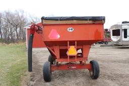 J & M APPROX 200 BUSHEL GRAVITY BOX, WITH