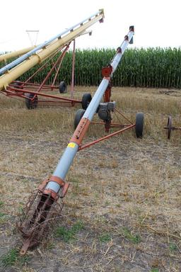 Auger, 6"x Approx 24', Gas Engine, Not Running