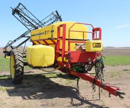 Top Air TA1100 PT Sprayer, 60' Eagle Boom, Hyd Up/Down, Triple Nozzle Bodies, Fenceline Nozzles