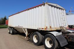 ***1992 Jet Hopper Trailer, Steel, 30', 66" Sides, Tandem Axle, 10.00-20 on Front Axle