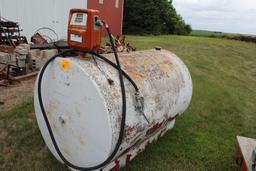 500 Gallon Diesel Barrel, Gasboy Pump & Meter