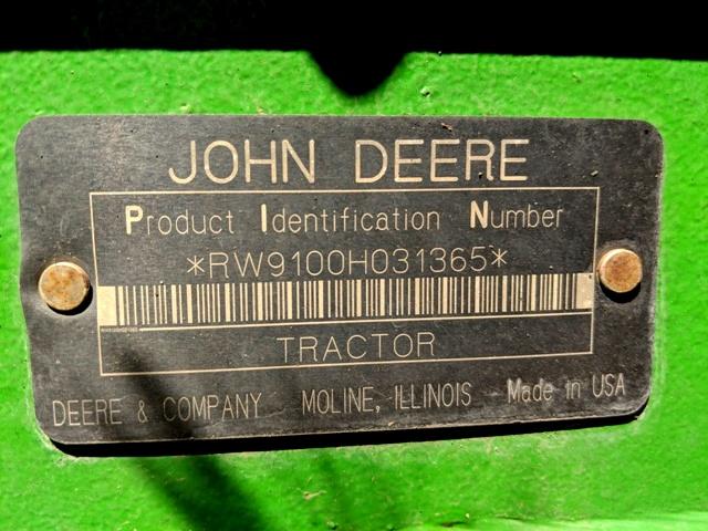 JOHN DEERE 9100 4 WD, 24 SPEED, 4 HYD,