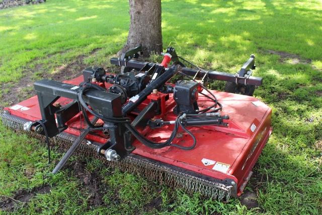 8' TEBBEN ROTARY BRUSH MOWER, SEMI MOUNTED,