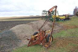 TRAILER TYPE SICKLE MOWER, APPROX 7' BAR, TIRES NEED REPAIR