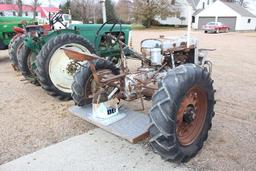 SILVER KING TRACTOR, SINGLE FRONT WHEEL,