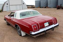 *** 1979 CHRYSLER CORDOBA, 2 DOOR, 360 V-8,