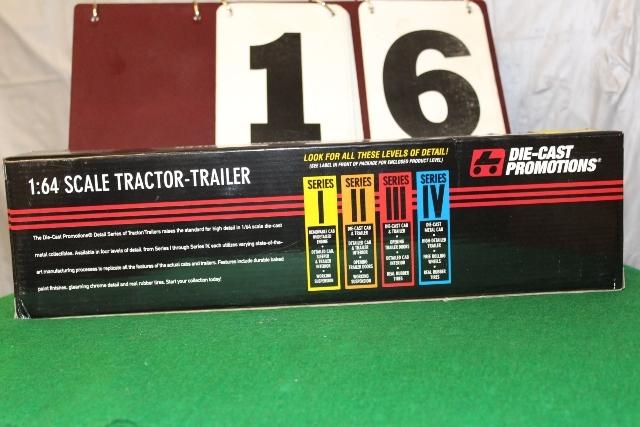 1/64 DIE-CAST PROMOTIONS TRACTOR -TRAILER,