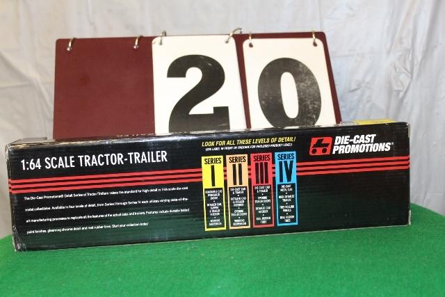 1/64 DIE-CAST PROMOTIONS TRACTOR -TRAILER,