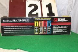 1/64 DIE-CAST PROMOTIONS TRACTOR -TRAILER,