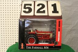 1/16 FARMALL 806, PRECISION KEY SERIES 4, THERE IS A KEY, NO WEIGHTS, BOX HAS WEAR