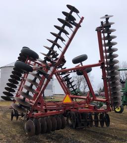 CIH 3900 CUSHION GANG TANDEM DISC 32 FT,