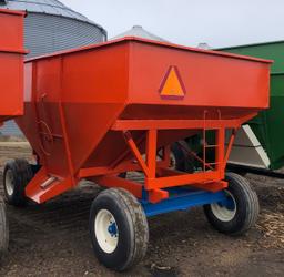 KILLBROS GRAVITY BOX, APPROX 250 BU  ON KILLBROS GEAR