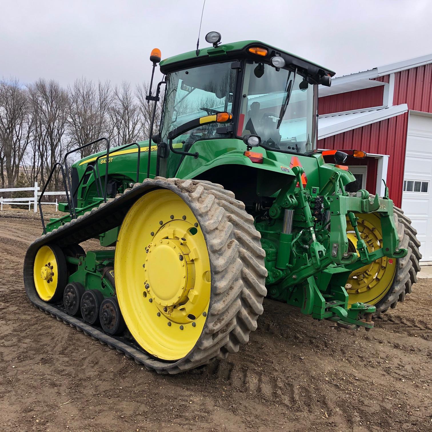 2008 JOHN DEERE 8430T TRACTOR, 10 INSIDE