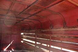 7' X 18' LIVESTOCK TRAILER, TANDEM AXLE,