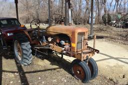AC WC NF TRACTOR, 12.4-28 REARS, LIGHTS,