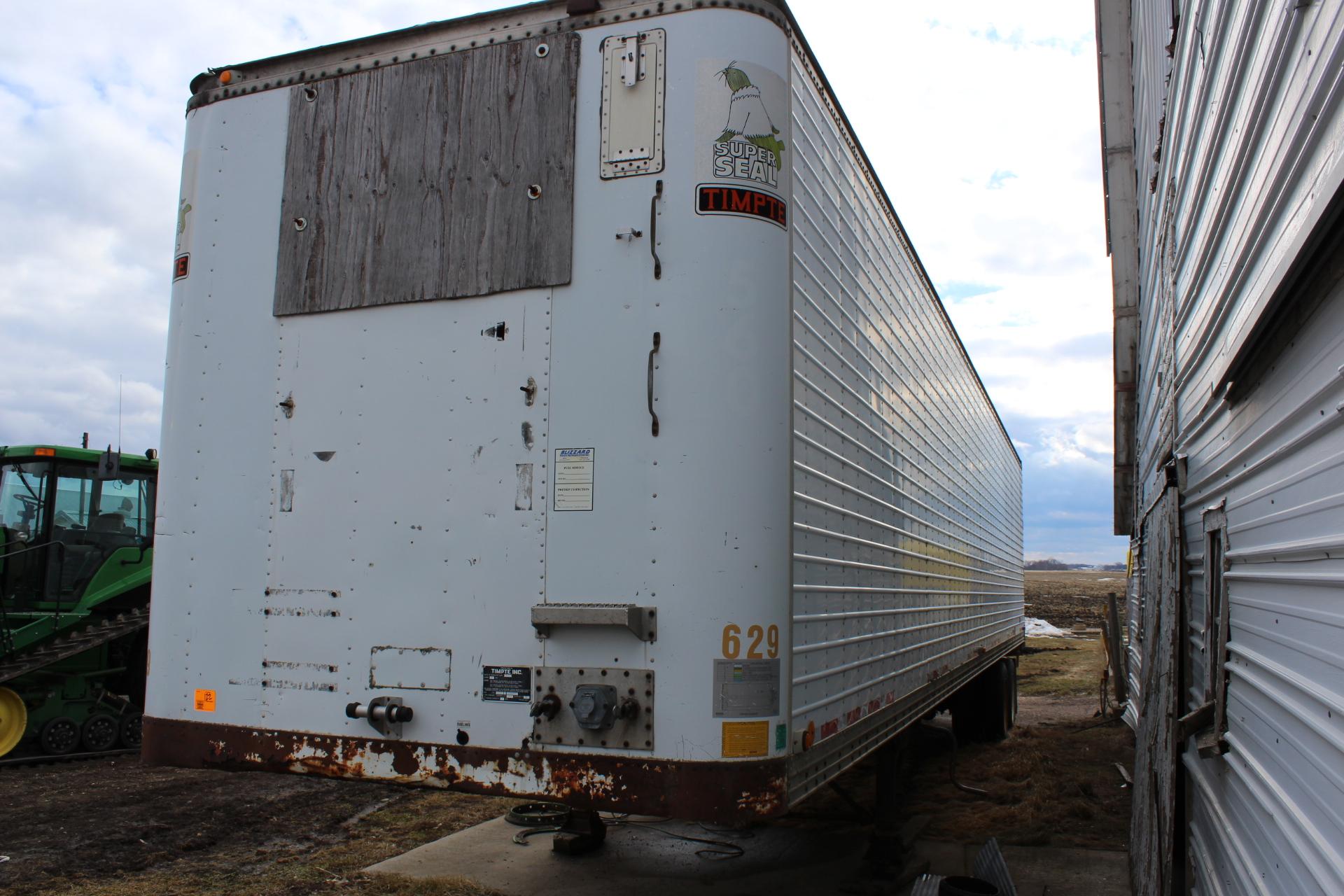 *** 1985 TIMPTE 48' REEFER BODY SEMI TRAILER,