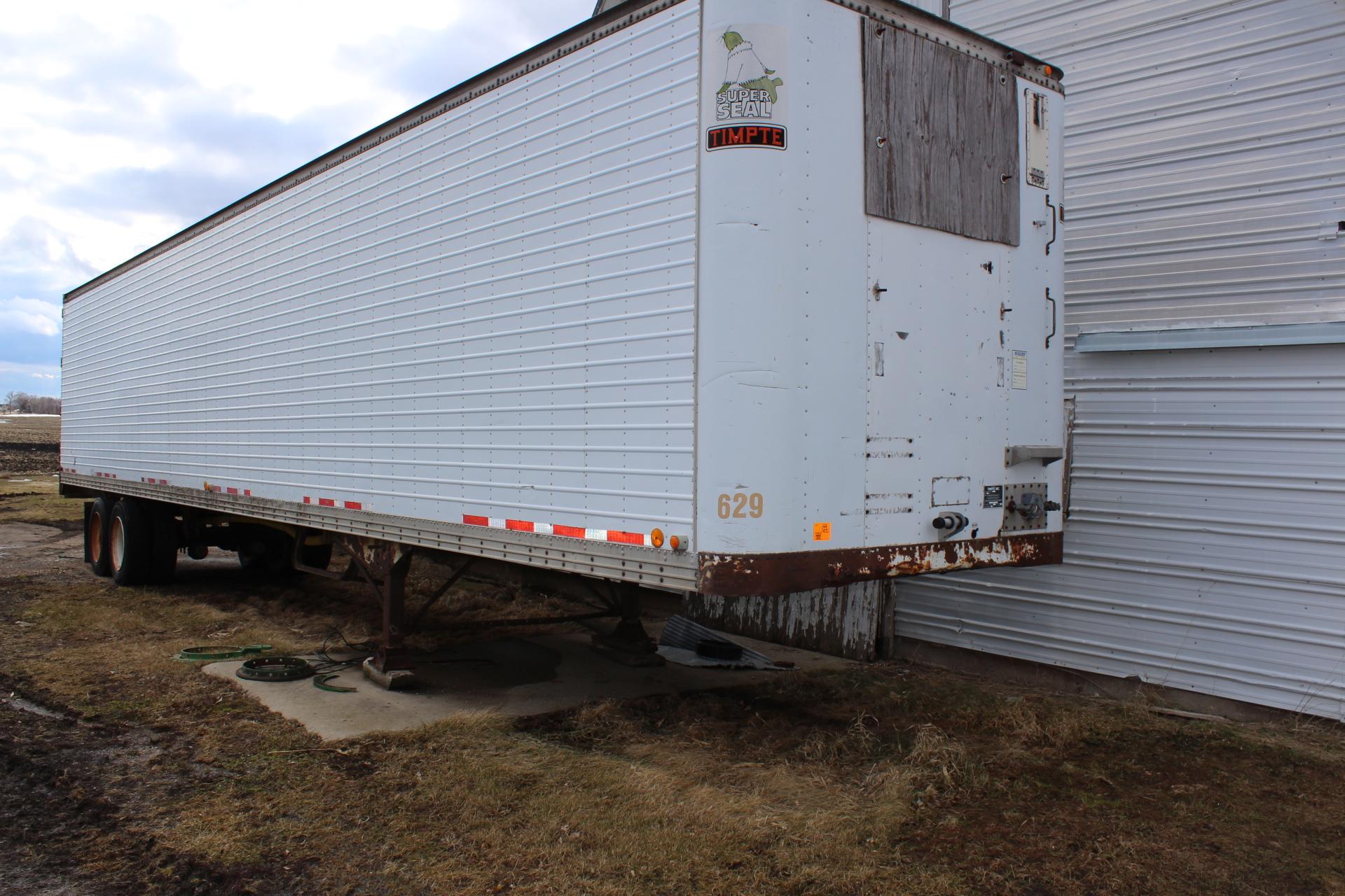 *** 1985 TIMPTE 48' REEFER BODY SEMI TRAILER,