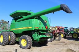 2005 JOHN DEERE 9760 2WD COMBINE, AUTO TRAC,