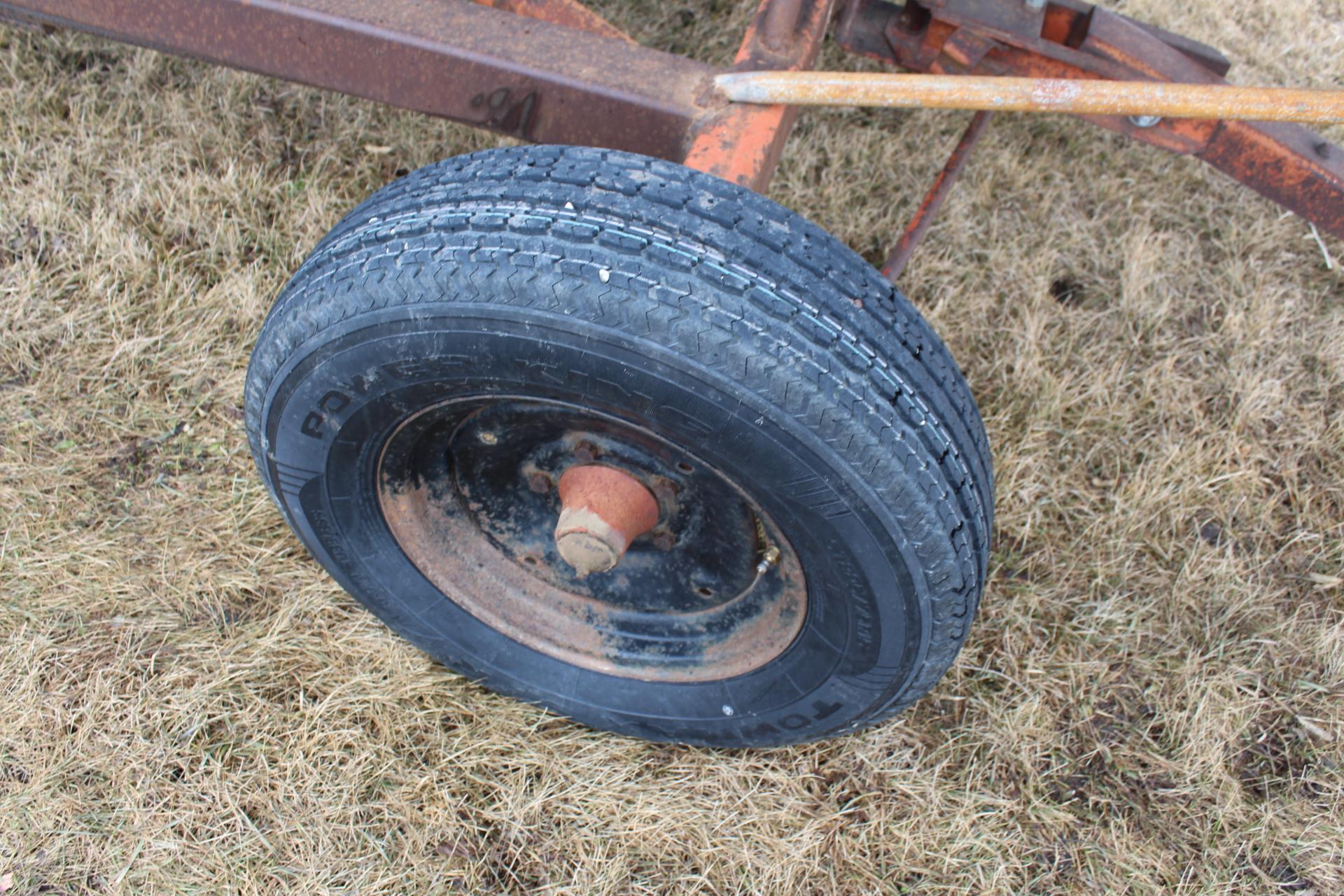 HOMEMADE 4 WHEEL HEAD TRAILER FOR 35' HEAD