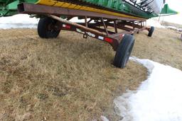 HOMEMADE 4 WHEEL HEAD TRAILER FOR 35' HEAD