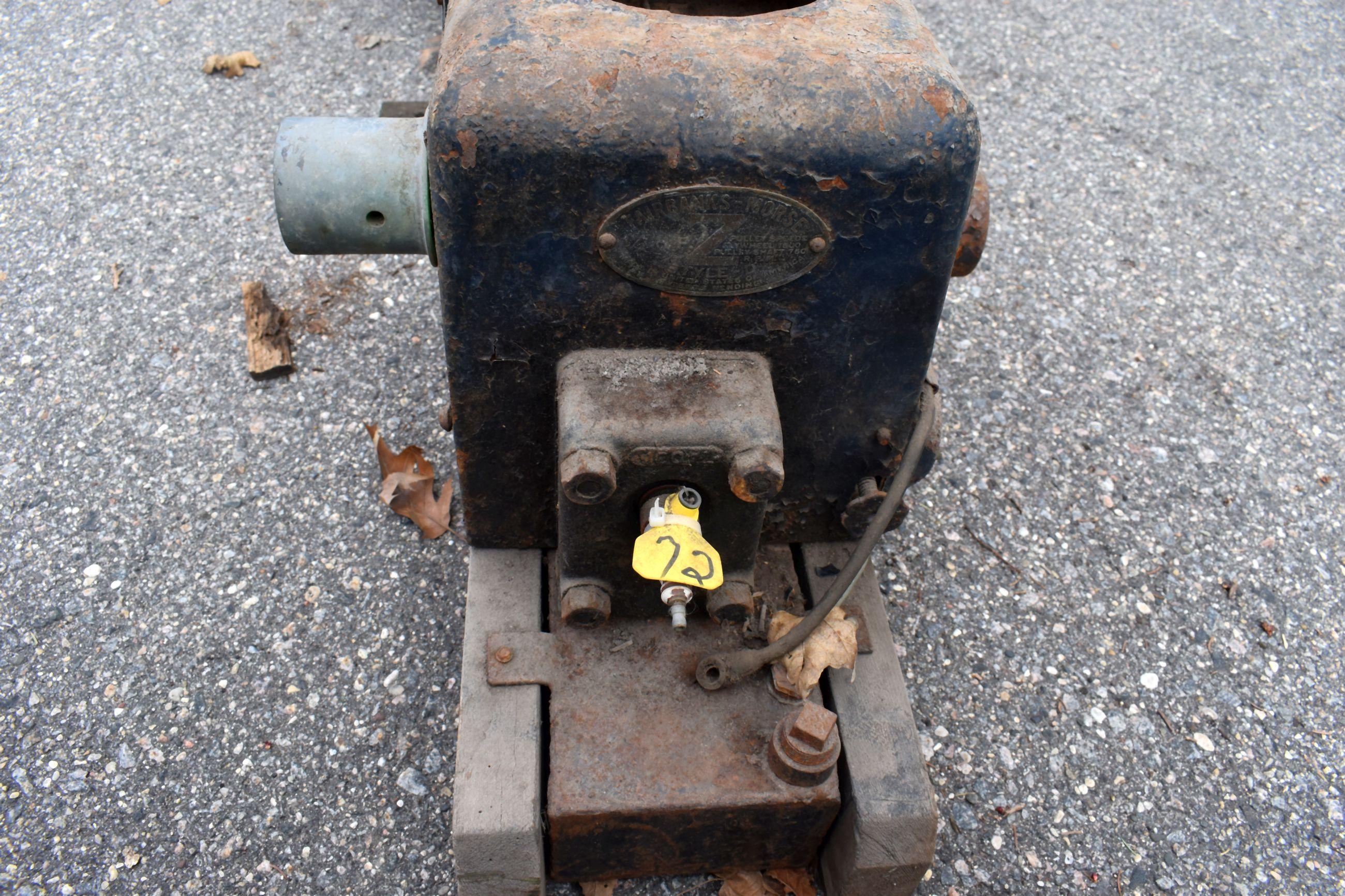 Fairbanks Morse Z 1.5HP Gas Engine, Style D, With Magneto,
