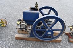 Downes Special 1 3/4HP Gas Engine, SN:33634, Webster Tri Puller Mag, Oiler,