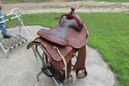 Circle Y Yoakum Texas 15 1/2" Roping Saddle