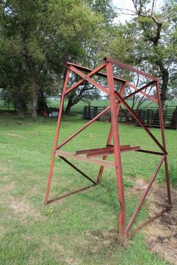 300 Gallon Gas Barrel On Steel Stand