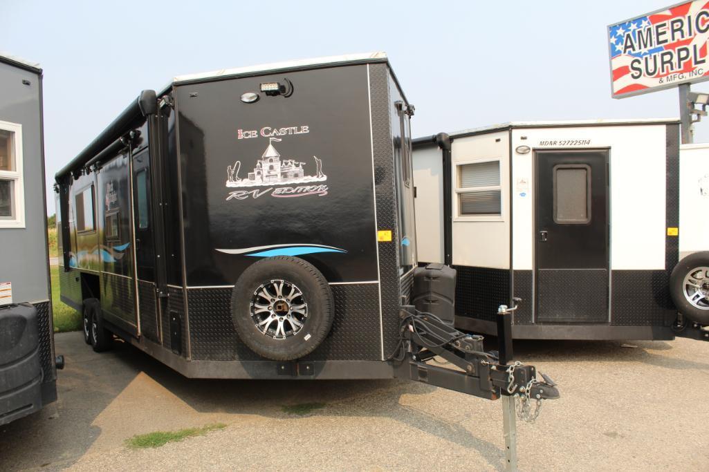 ***2019 AMERICAN SURPLUS 8' X 28' BLACK KNIGHT RV EDITION ON VALLEY TANDEM AXLE FRAME, ARCTI PACKAGE