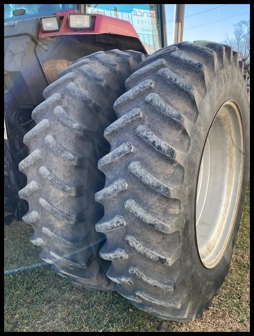 1992 CASE IH 7120 MFWD TRACTOR, 18 SPEED POWERSHIFT, 3 HYD, 3PT, QUICK HITCH, 540 & 1000 pto,