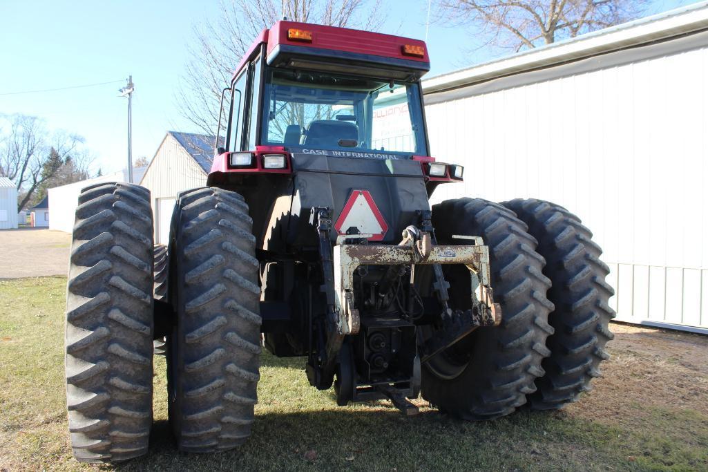 1992 CASE IH 7120 MFWD TRACTOR, 18 SPEED POWERSHIFT, 3 HYD, 3PT, QUICK HITCH, 540 & 1000 pto,