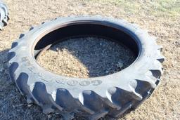 (2) GOOD YEAR 380/90R54 TRACTOR TIRES, NO RIMS, ALL FOR ONE MONEY